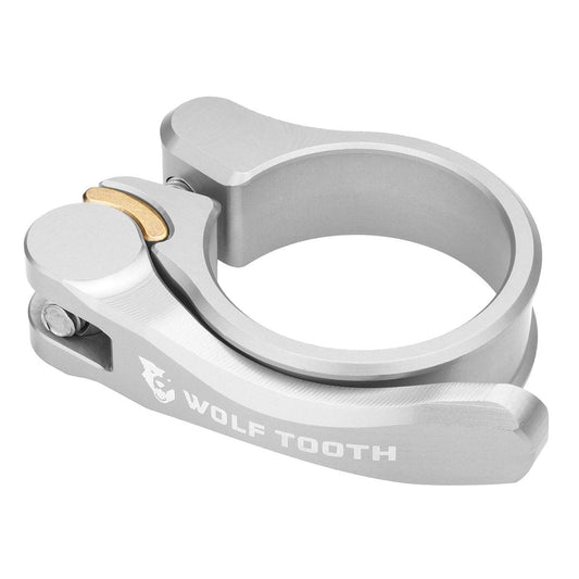 Objímka sedlovky WOLF TOOTH rychloupínací stříbrná