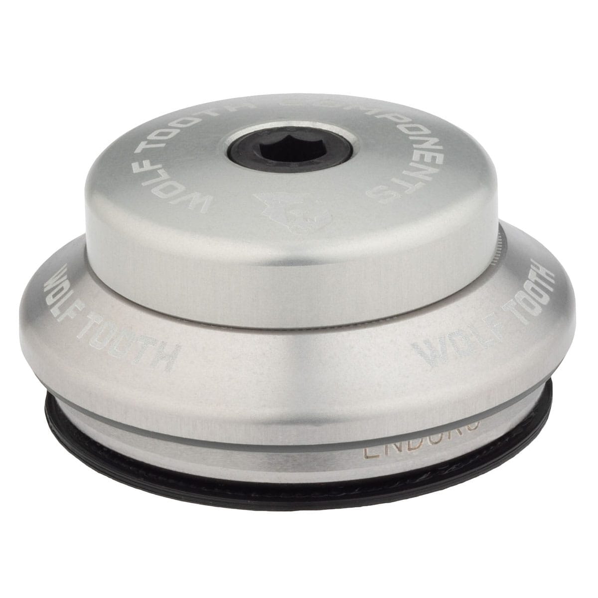 Upper Cup for WOLF TOOTH PREMIUM Integrated Headset 1"1/8 IS42 Stack 7mm Silver