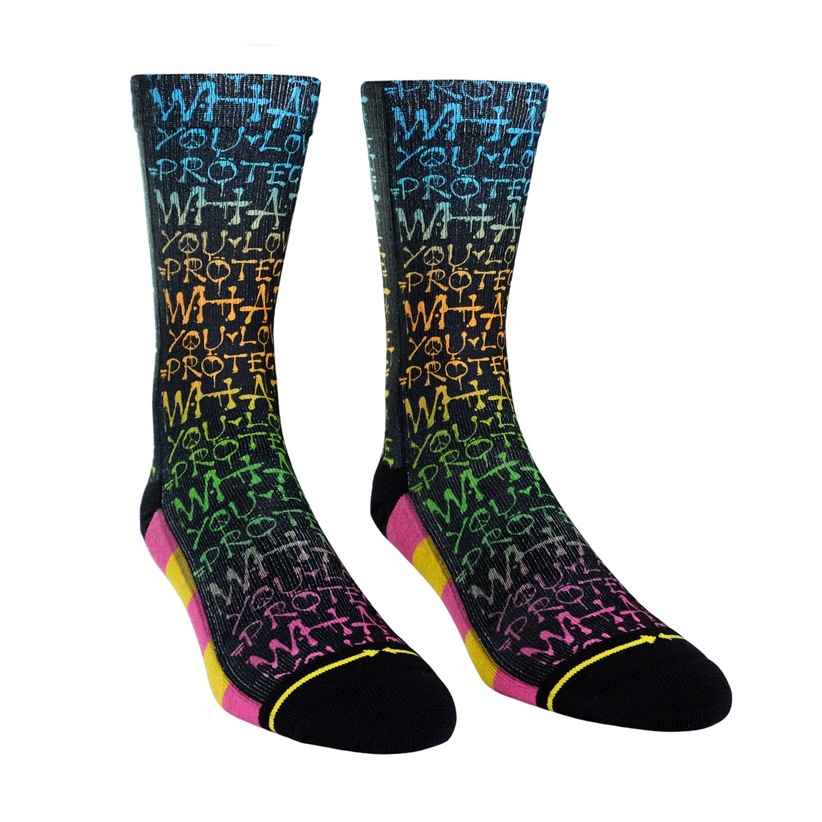 MERGE4 TAYLOR REINHOLD PROTECT WHAT YOU LOVE Socks