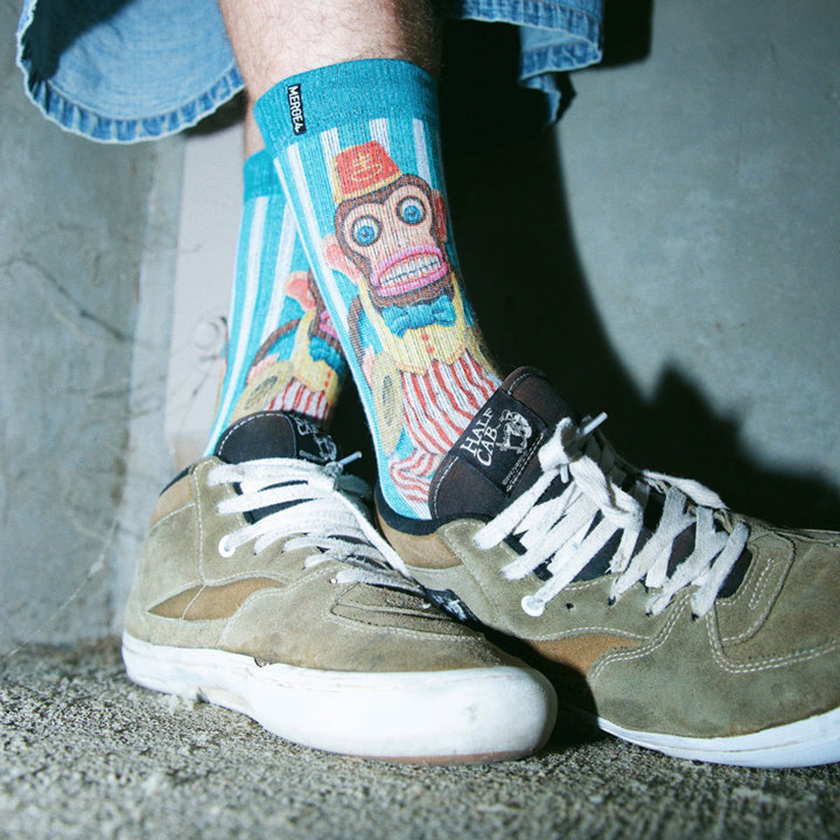 MERGE4 DIRK HAYS BANGING MONKEY Socks