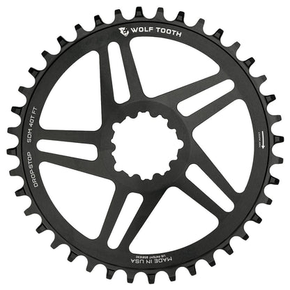 WOLF TOOTH Single Chainring 10/11/12S Sram Direct Mount Offset 6mm Black