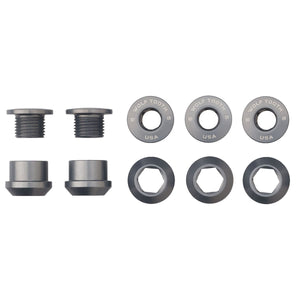 Set 5 Șuruburi și Piulițe M8x6 mm WOLF TOOTH 1X Gri