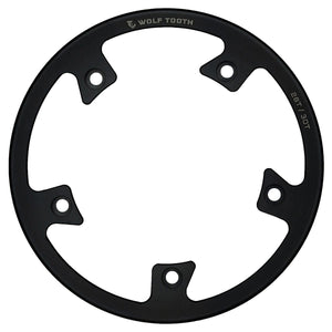Bash Guard WOLF TOOTH za Izravni Nosač Lančanika WOLF TOOTH Inox Crna