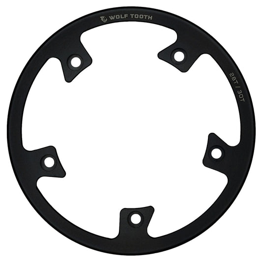 Bash Guard WOLF TOOTH για Πλατό Direct Mount WOLF TOOTH Ανοξείδωτο Μαύρο
