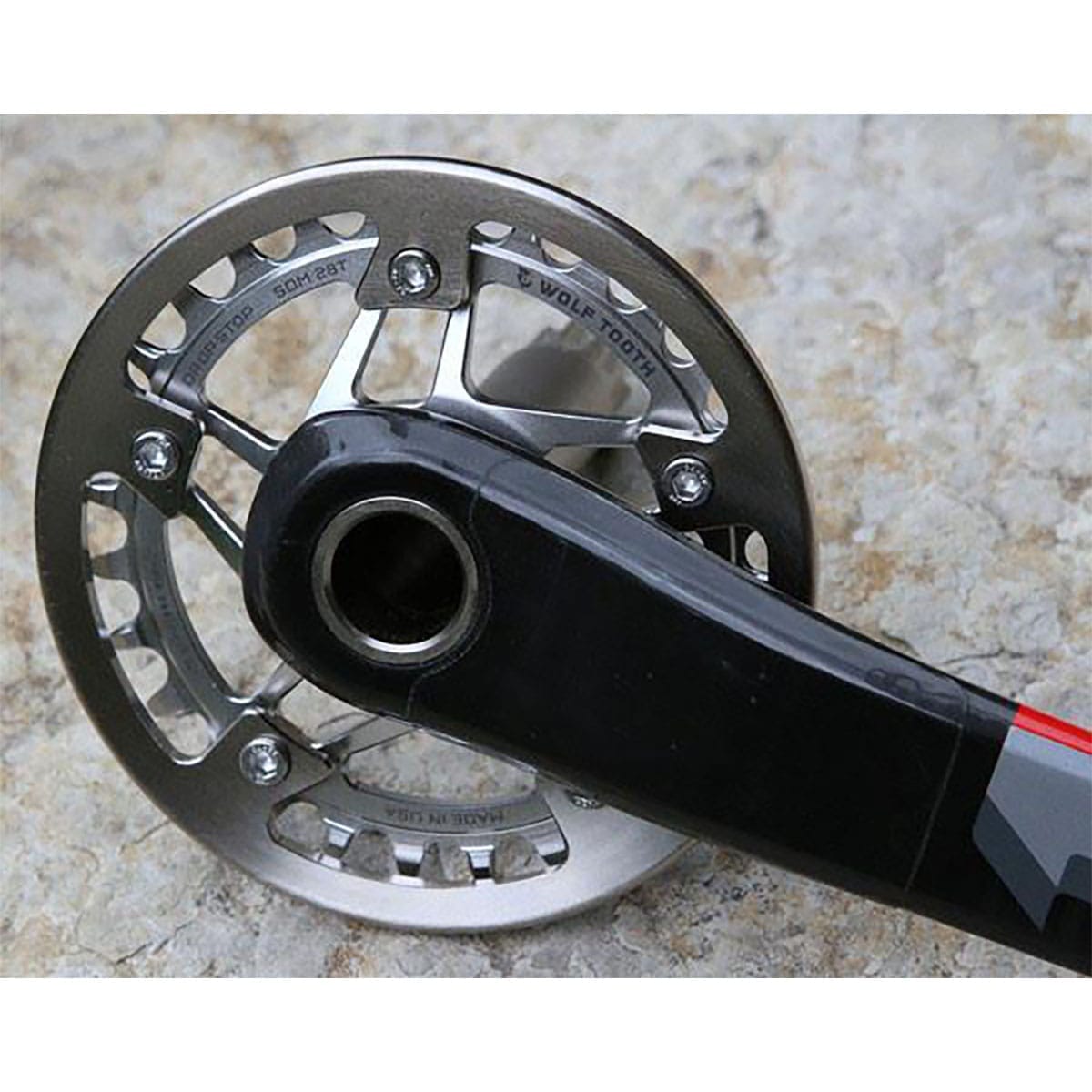 Bash Guard WOLF TOOTH pro přímý úchyt WOLF TOOTH Inox černý
