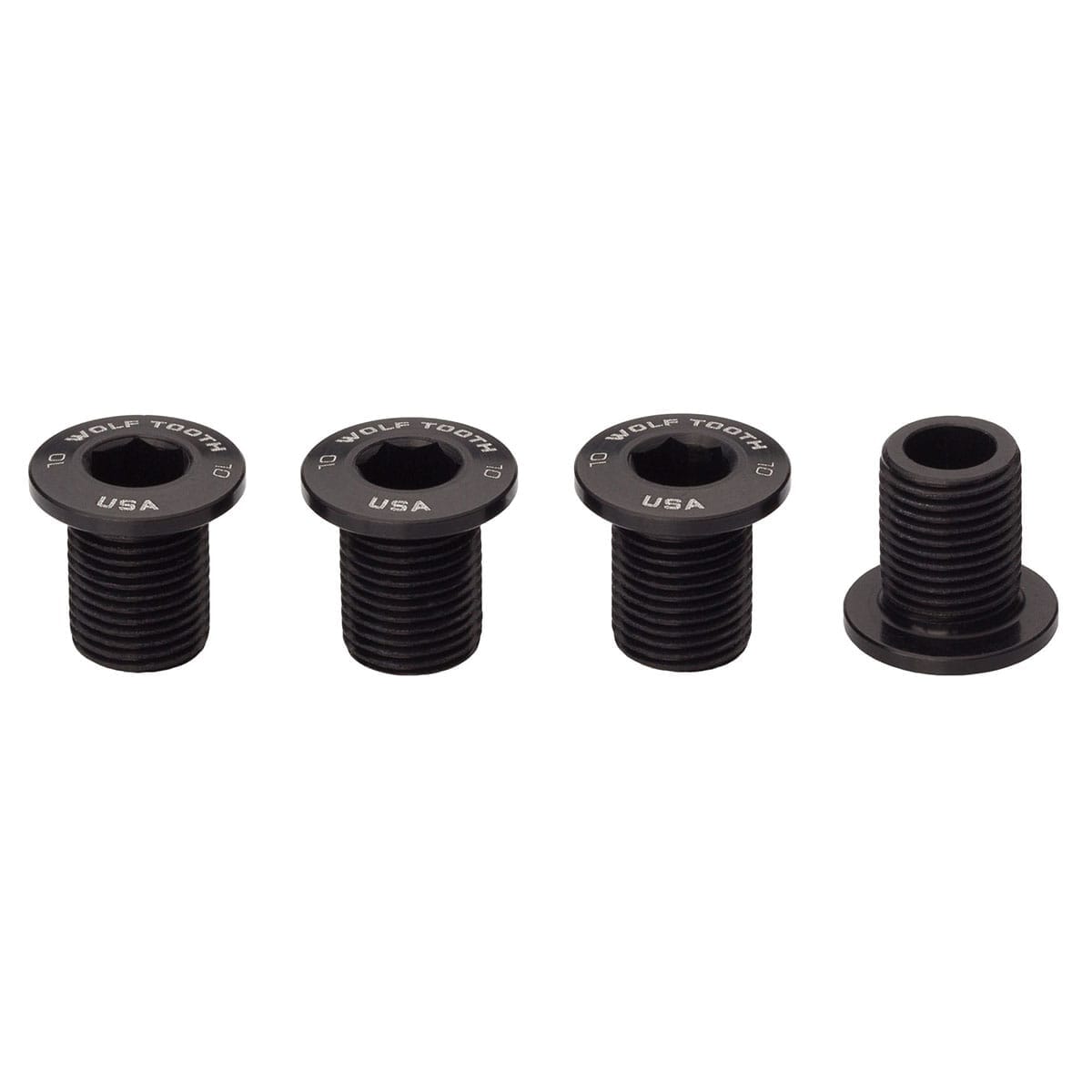 WOLF TOOTH M8x10 mm Purple Chainring Bolt Kit x4