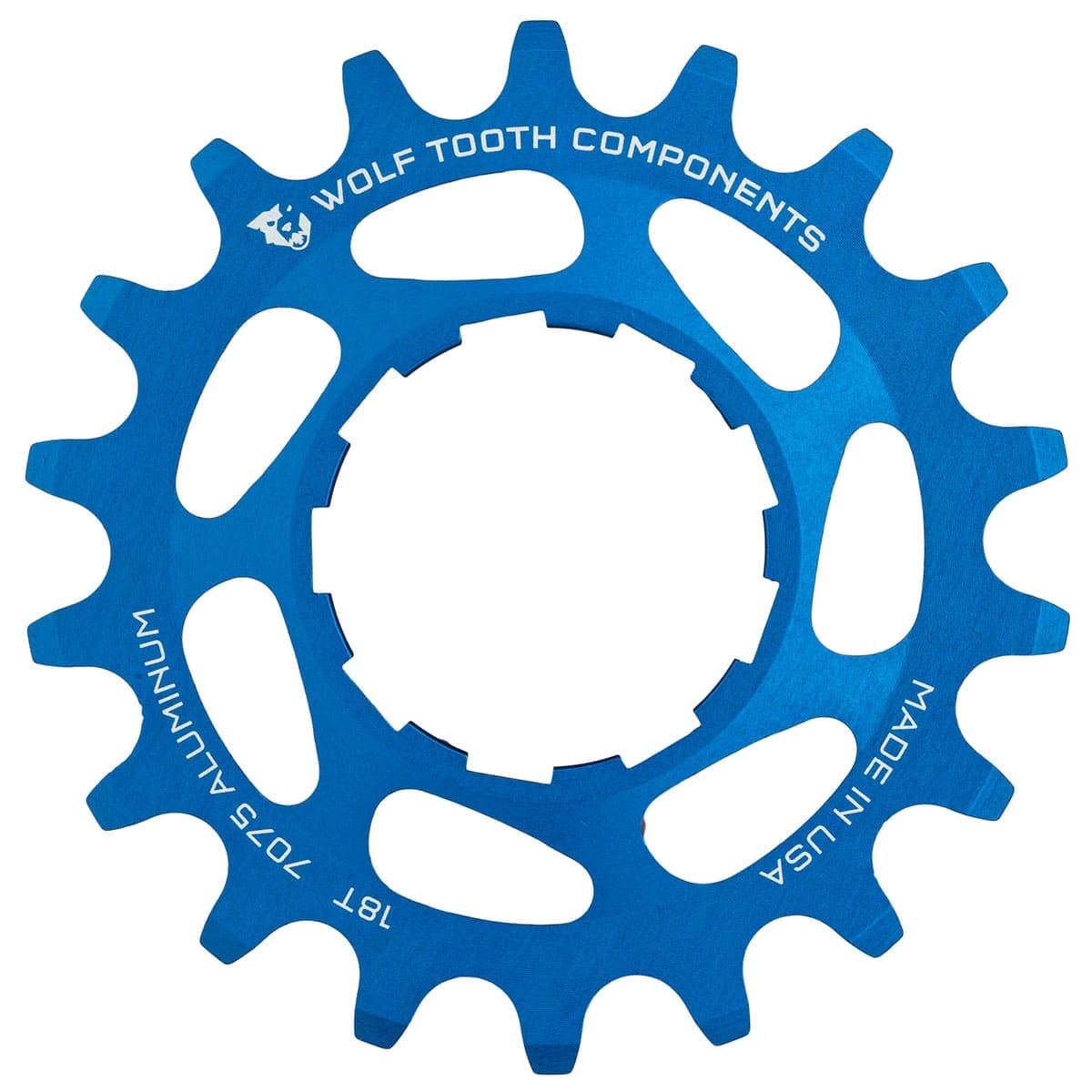 Πινιόν Single Speed WOLF TOOTH Αλουμίνιο Μπλε