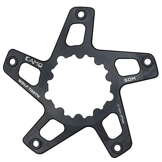 Chainring Spider WOLF TOOTH CAMO M8 Sram Direct Mount Offset -8mm Black