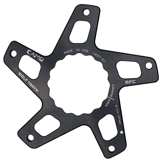 Chainring Spider WOLF TOOTH CAMO M8 Raceface Cinch Direct Mount Offset -8mm Black