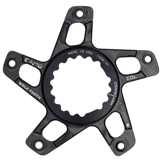 Crankset Spider WOLF TOOTH CAMO M4 Cannondale Direct Mount Offset -4mm Black