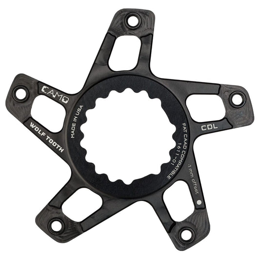 WOLF TOOTH CAMO M1 Cannondale Direct Mount Offset -1mm Chainring Spider Black