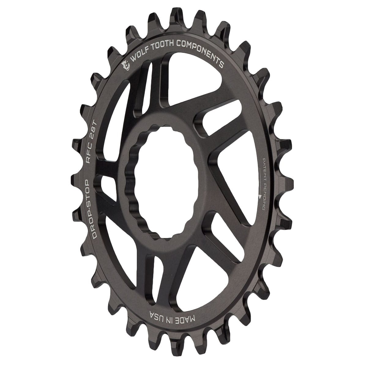 WOLF TOOTH BOOST 9/10/11/12S Raceface CINCH Direct Mount Offset 3mm Black Single Chainring
