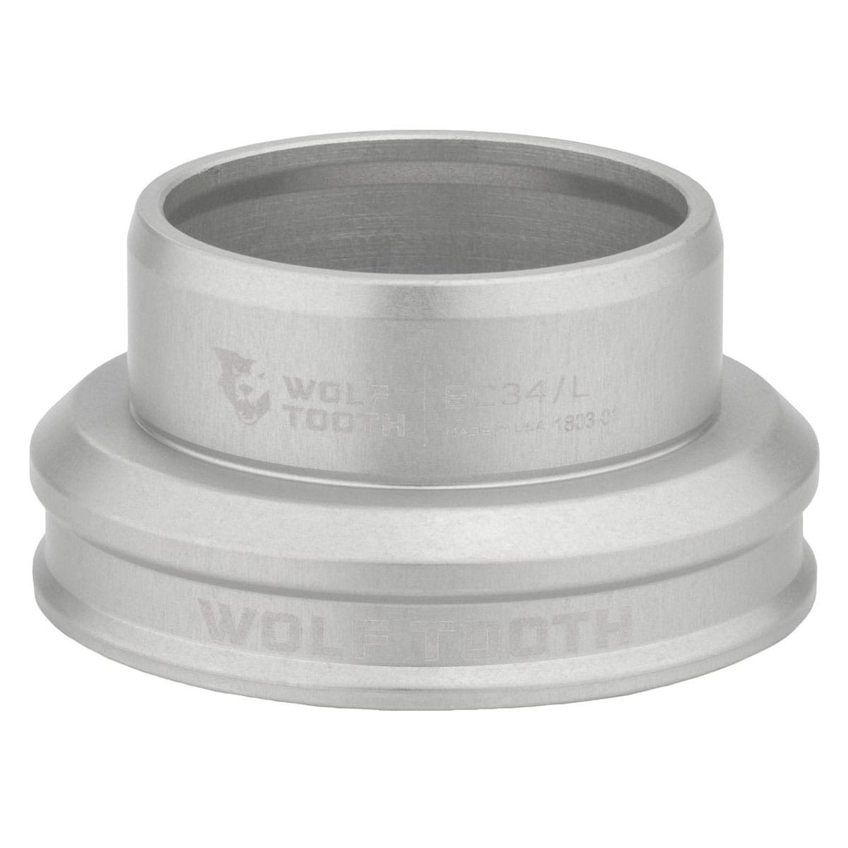 Lower Cup for WOLF TOOTH PREMIUM 1"1/8 EC34 External Headset Silver