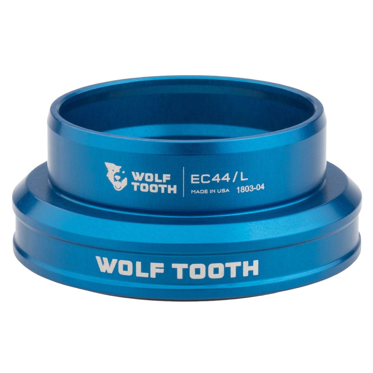 WOLF TOOTH PREMIUM External Headset Lower Cup 1.5" EC44 Blue
