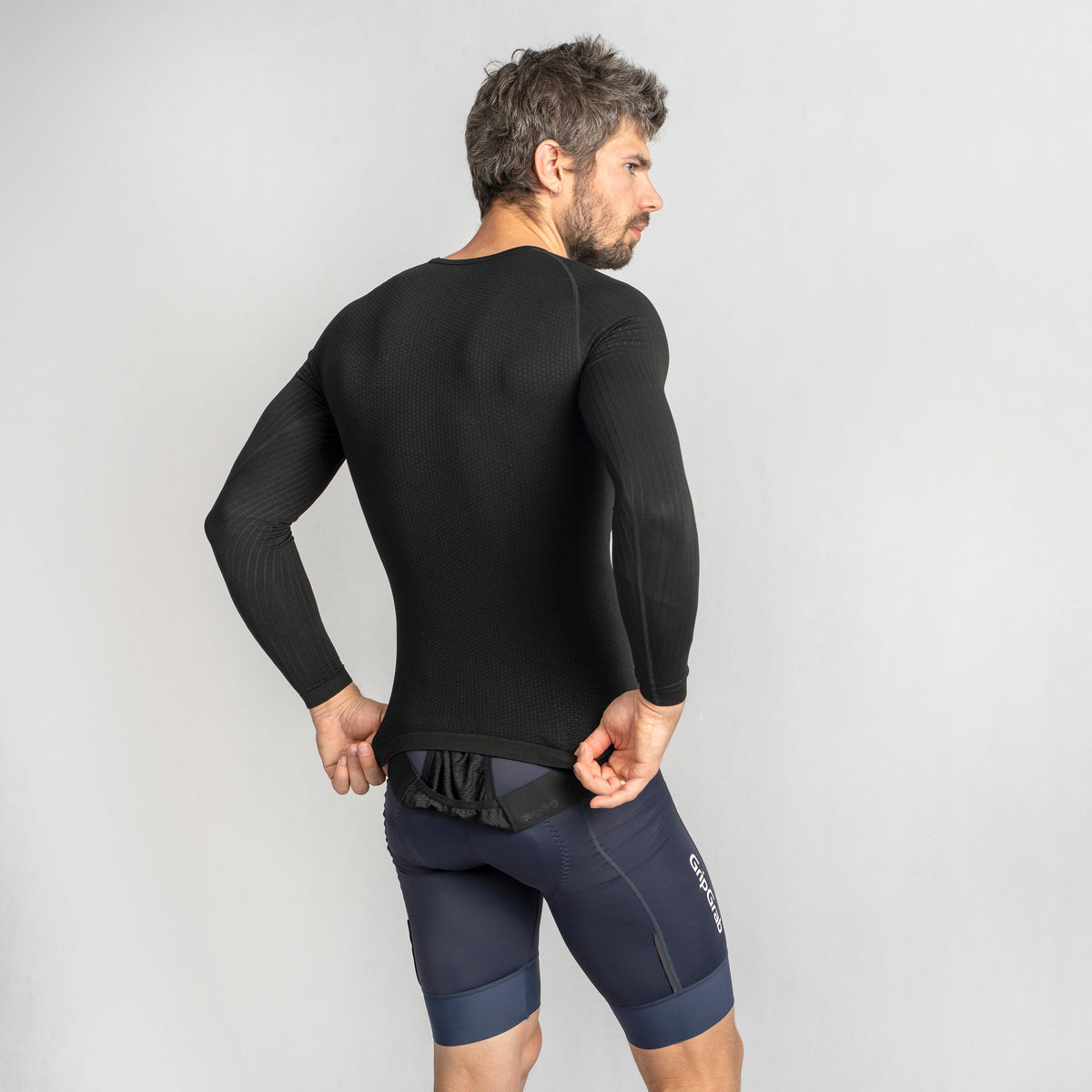 GRIPGRAB PACR SPRING AUTUMN SEAMLESS -pitkähihainen aluspaita, musta