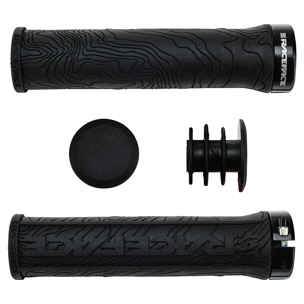 Grips RACE FACE HALF NELSON Lock-On Grey
