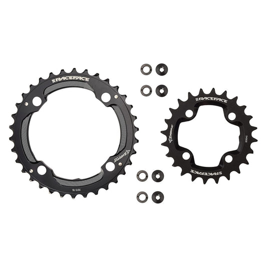 Dobbelt kransæt RACE FACE TURBINE 11V Sort