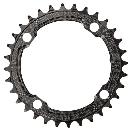 Enkelt Klinge RACE FACE NARROW WIDE 9/10/11/12V 4 Huller 104 mm Sort