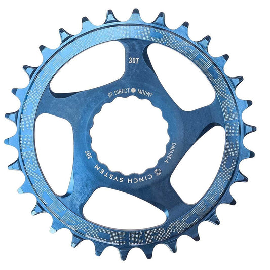 RACE FACE NARROW WIDE 9/10/11/12V Cinch Direct Mount Blue Single Chainring