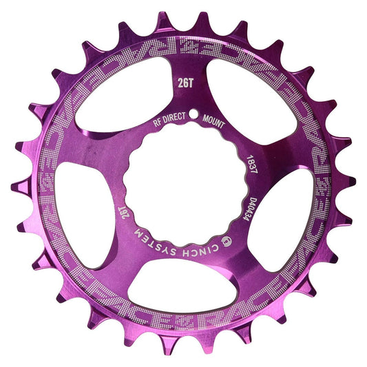 Enkelt Kædehjul RACE FACE NARROW WIDE 9/10/11/12V Cinch Direct Mount Violet