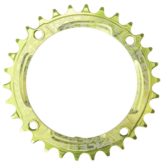 Μονό Πλατό RACE FACE NARROW WIDE 9/10/11/12V 4 Τρύπες 104 mm Πράσινο