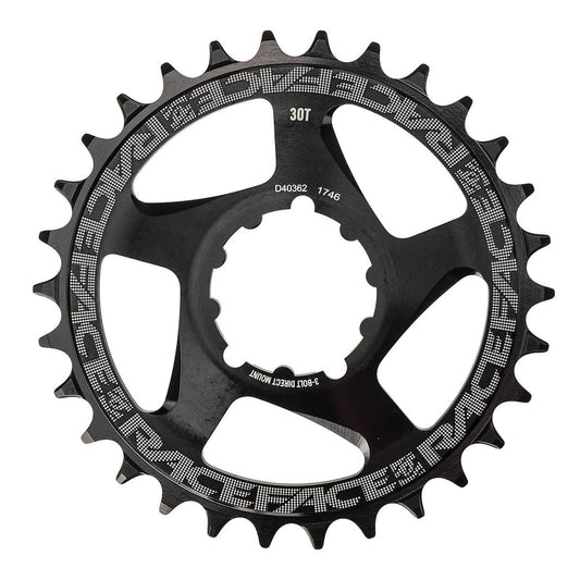 Enkelt Klinge RACE FACE NARROW WIDE 9/10/11/12V Direct Mount Kompatibel SRAM Sort