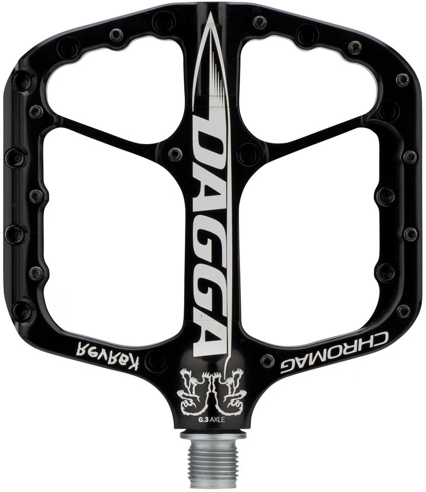 Flade pedaler CHROMAG DAGGA CHRIS KOVARIK Sort