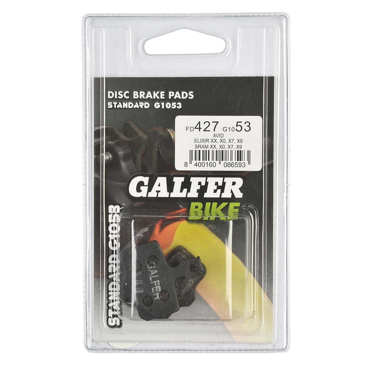 GALFER Avid/Sram Elixir / XX / X0 / DB / Level / Level T / Level TL -jarrupalat