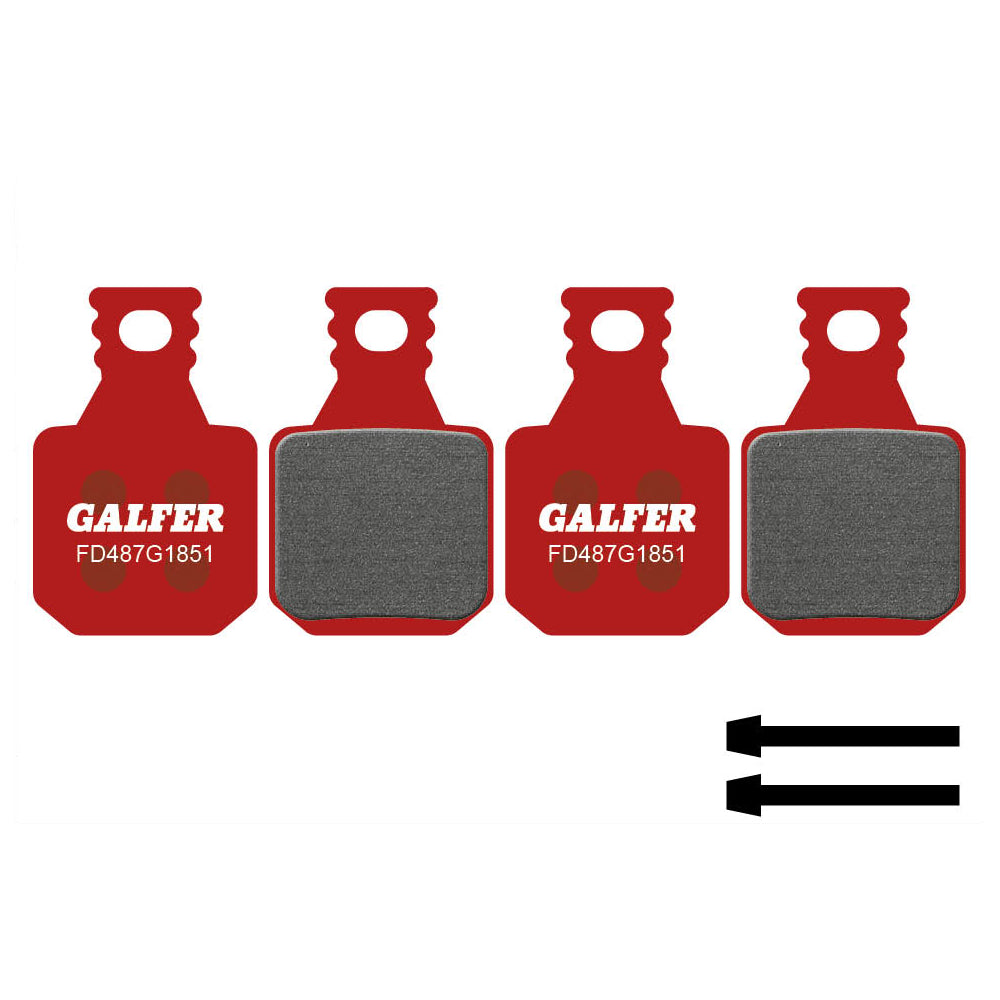 Semi-metalliske bremseklodser GALFER ADVANCED Magura MT5 / MT7 (4 stempler)