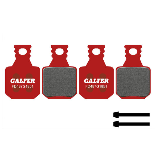Halvmetalliska bromsbelägg GALFER ADVANCED Magura MT5 / MT7 (4 kolvar)