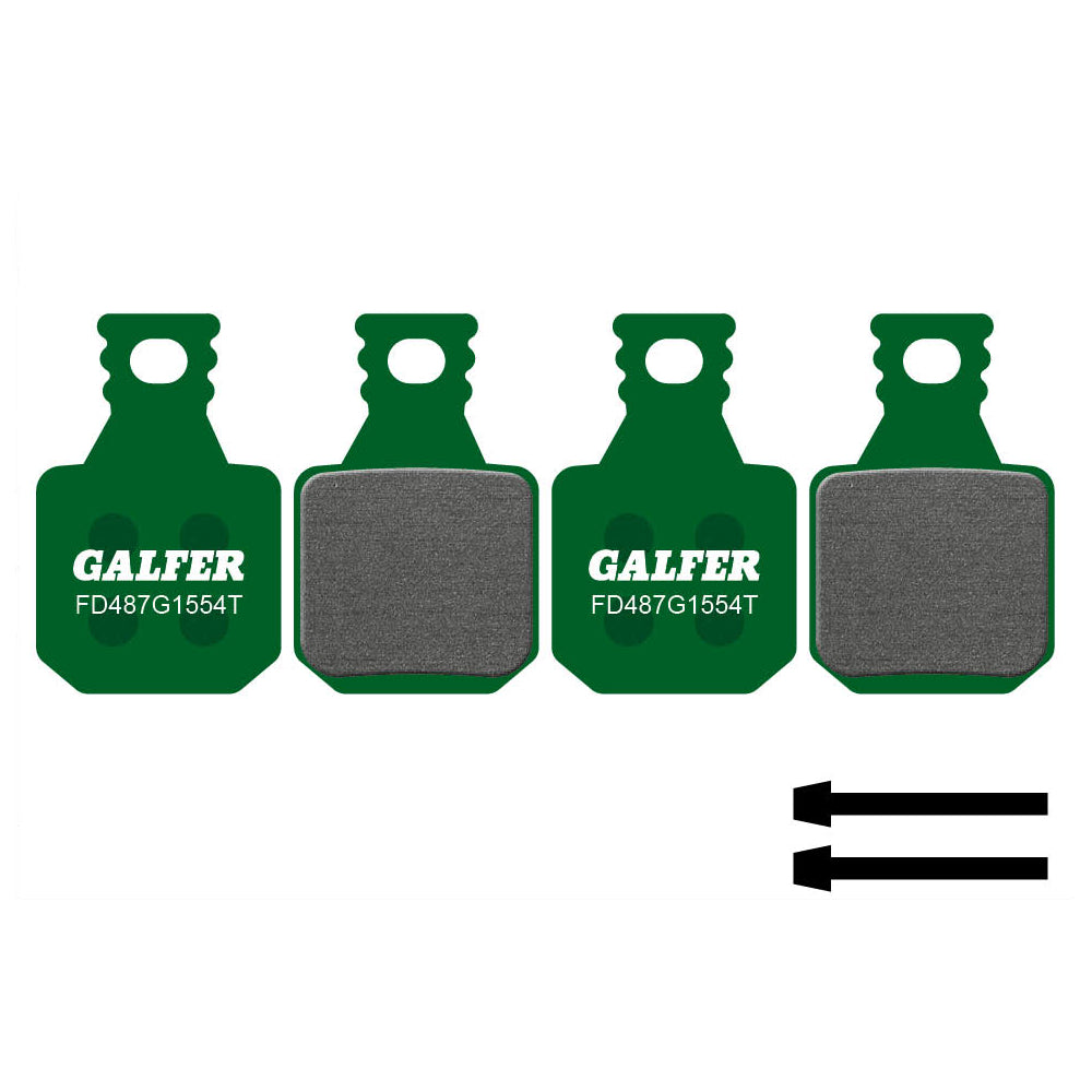 Semi-Metalliske Bremseklodser GALFER PRO Magura MT5 / MT7 (4 stempler)