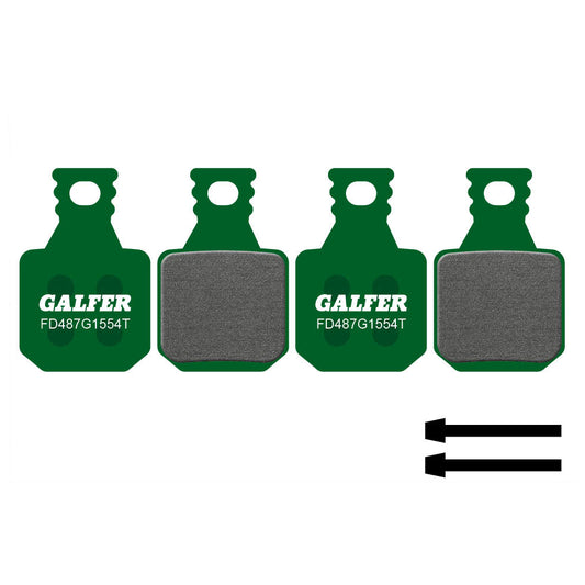 Halvmetalliska bromsbelägg GALFER PRO Magura MT5 / MT7 (4 kolvar)