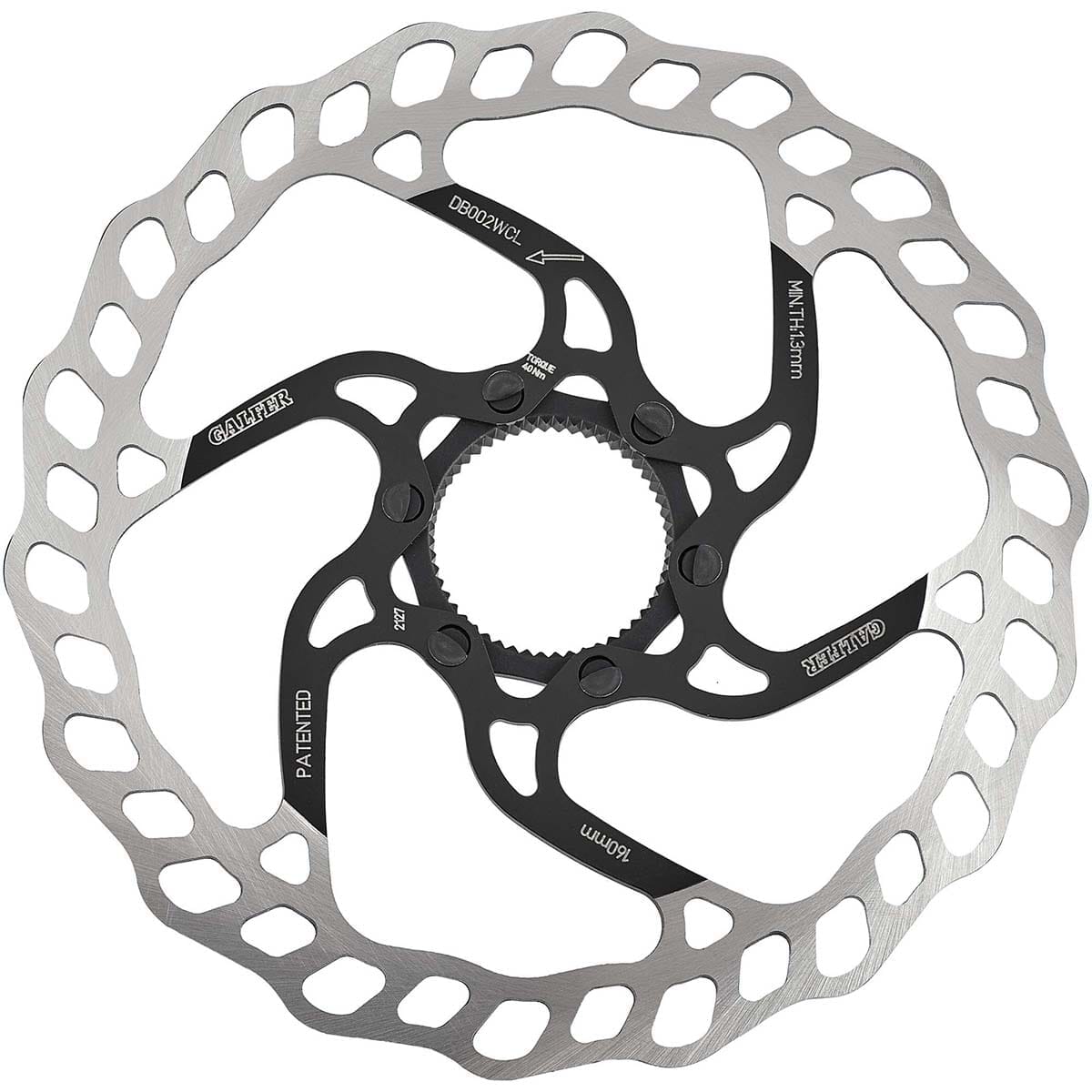 Δίσκος GALFER WAVE Centerlock Μαύρος
