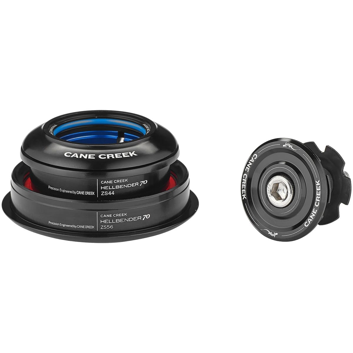 Semi-integreret styresæt CANE CREEK HELLBLENDER 70 1"1/8 ZS44/ZS56 Sort
