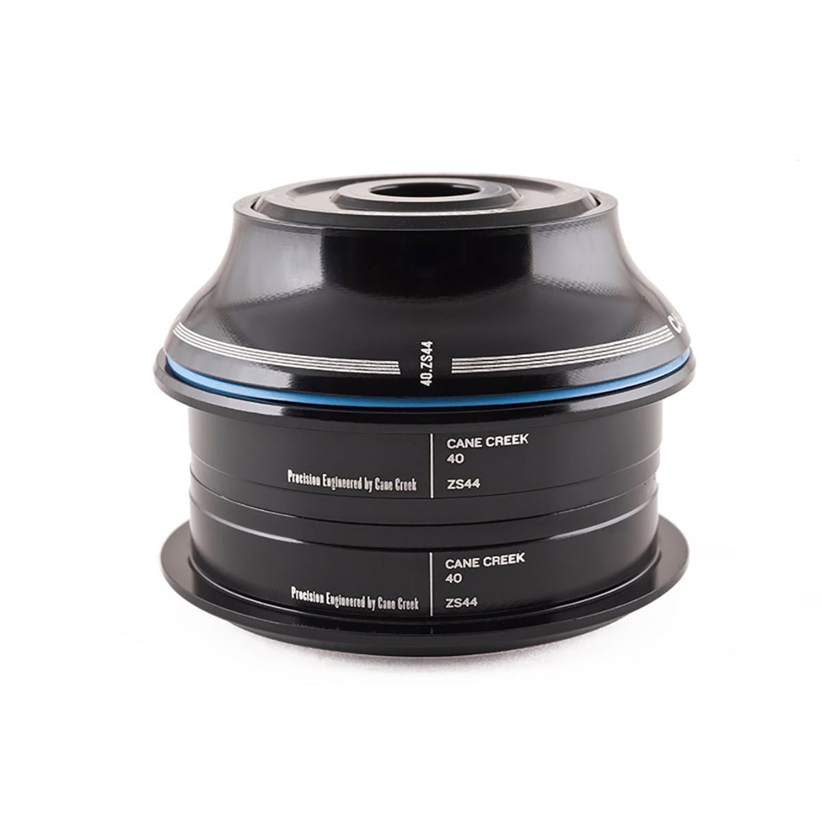Semi-Integreret Styreleje CANE CREEK FORTY 1"1/8 ZS44 Stack 15 mm Sort