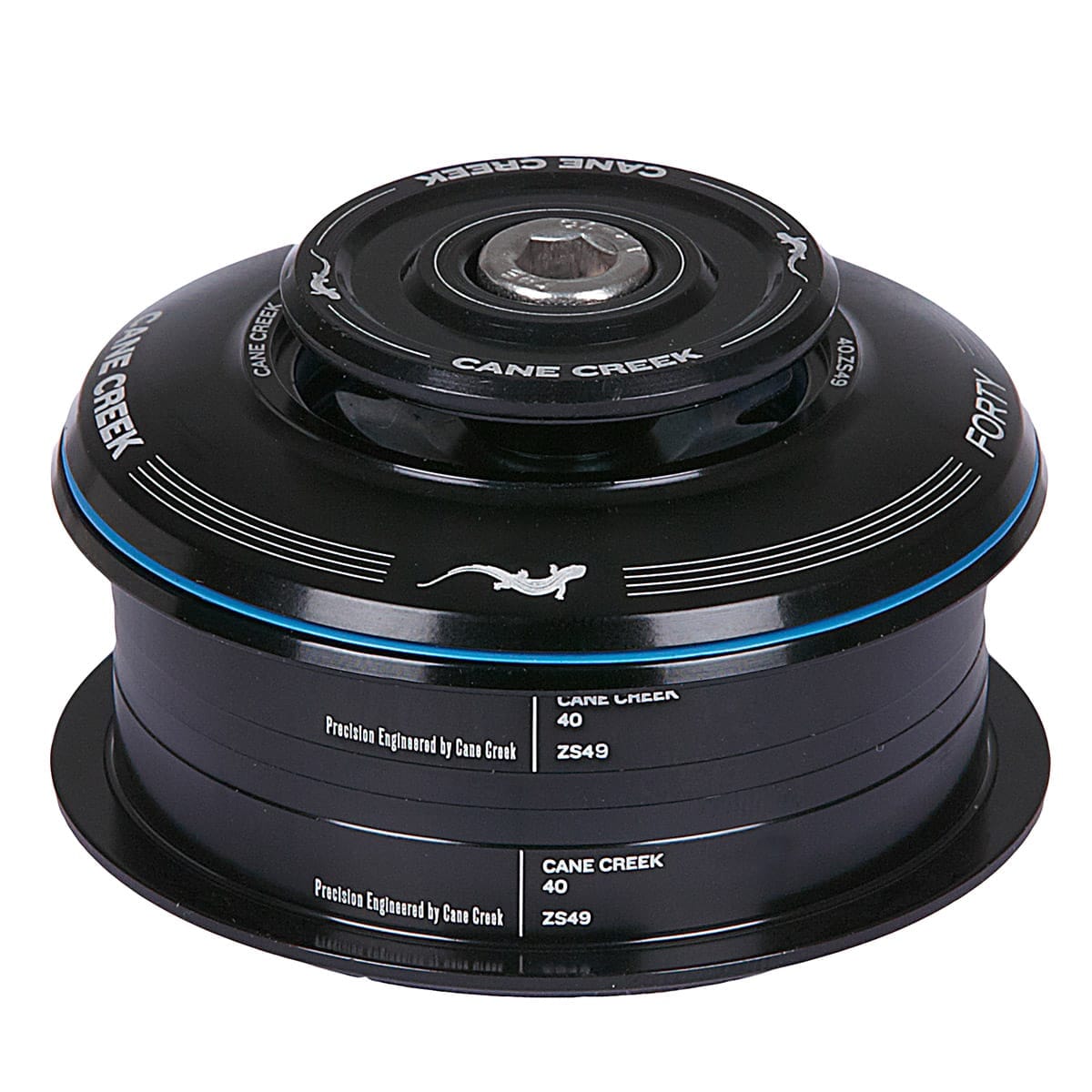 Semi-integreret styresæt CANE CREEK FORTY 1"1/8 ZS49 Sort