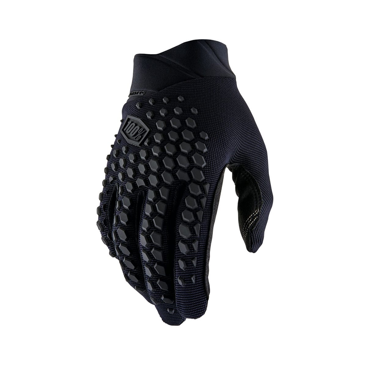 100% GEOMATIC Long Gloves Black/Brown