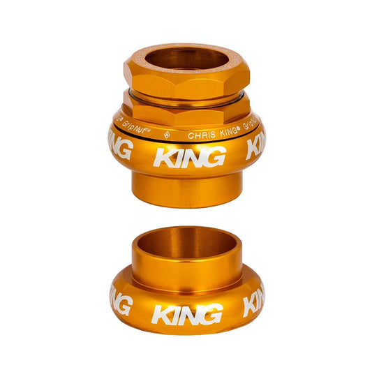 Externt Styrlager CHRIS KING GRIPNUT 1"1/8 EC34 Guld