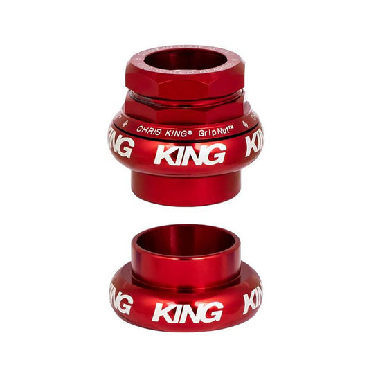 Externt Styrlager CHRIS KING GRIPNUT 1" EC30/EC30 Röd