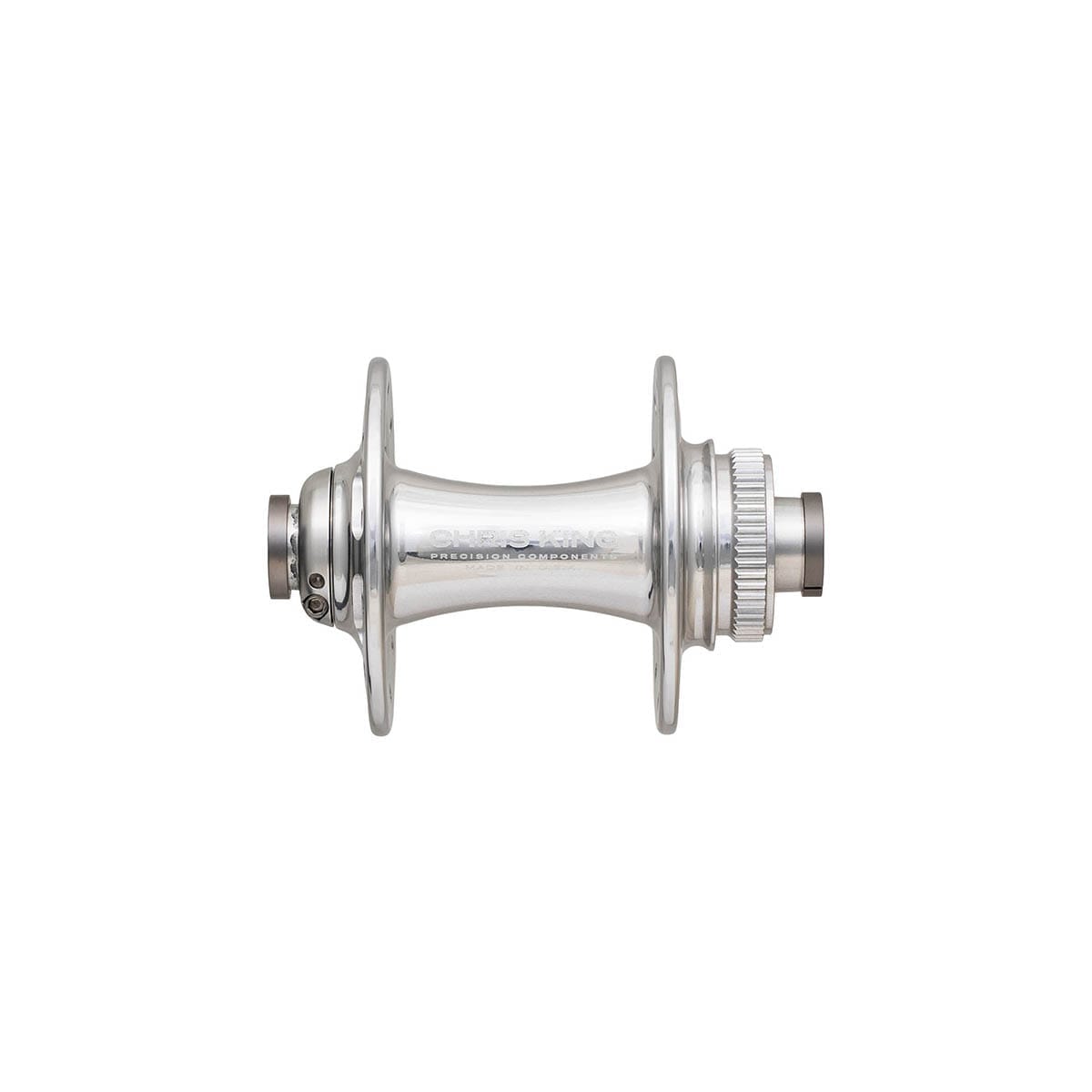 CHRIS KING R45D Ceramic Silver Front Hub