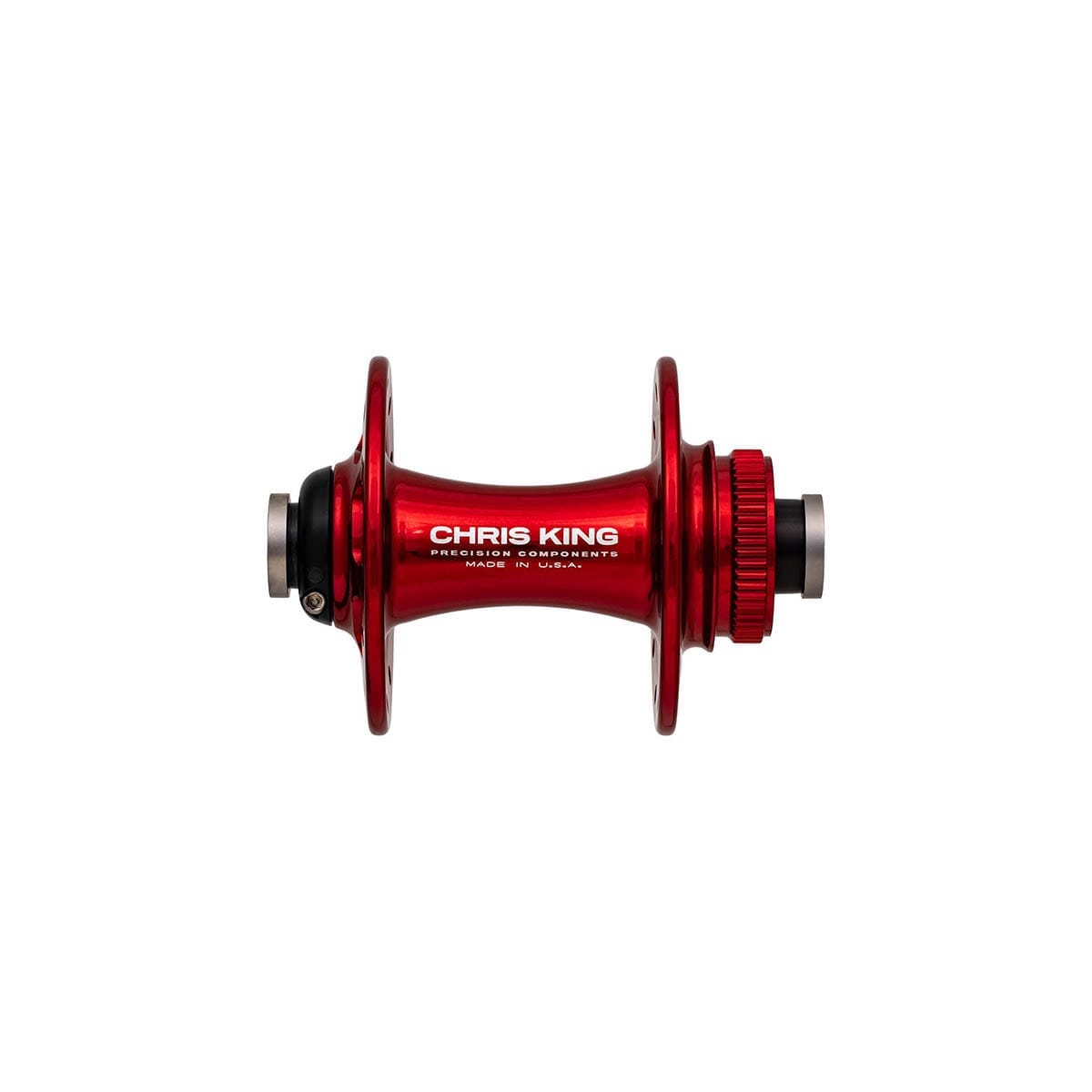 CHRIS KING R45D Front Hub 12x100 mm Red