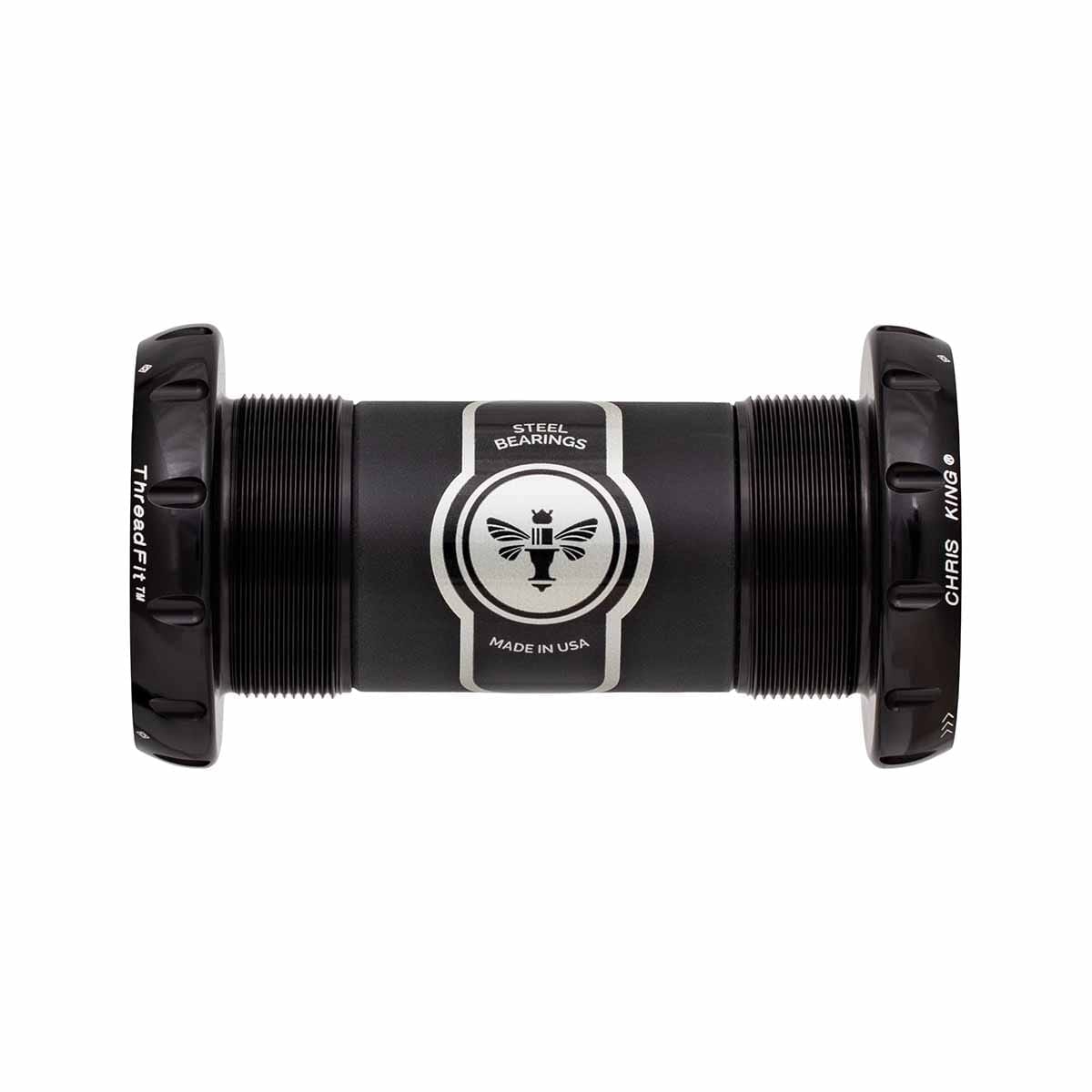 CHRIS KING ThreadFit 30 68/73 mm Sram DUB Bottom Bracket Black