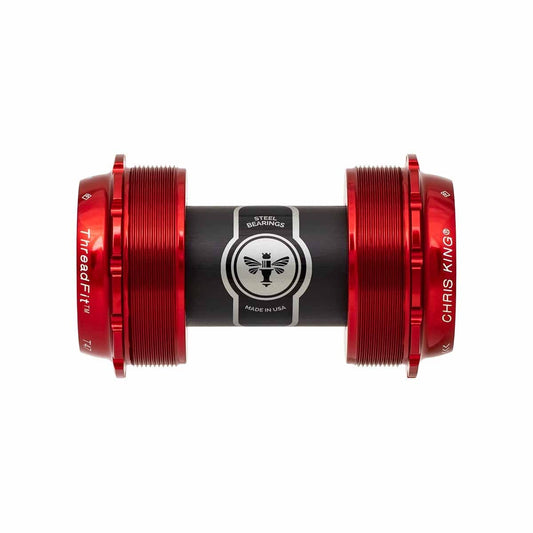 Středové složení CHRIS KING ThreadFit T47 24x 68/73 mm Červená