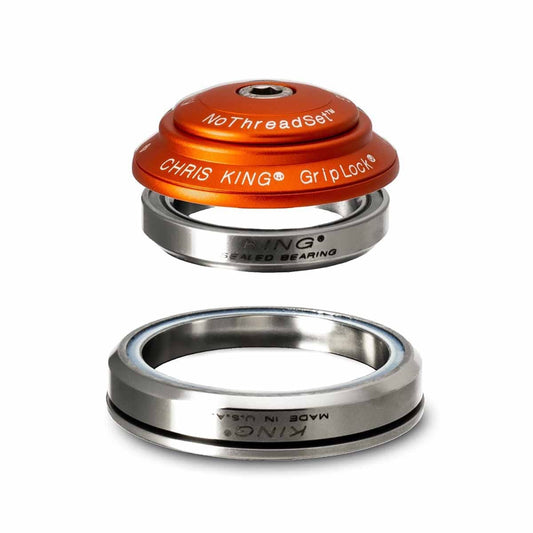 Integreret styrleje CHRIS KING DROPSET 2 1"1/8-1,5" IS42/IS52 45° Orange