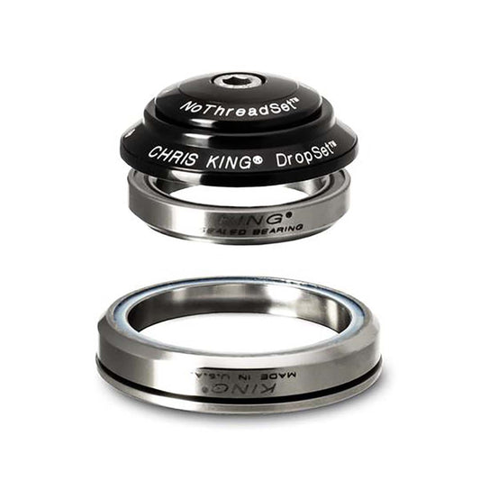 CHRIS KING DROPSET 3 1"1/8-1.5" IS41/IS52 36° Ceramic Integrated Headset Black