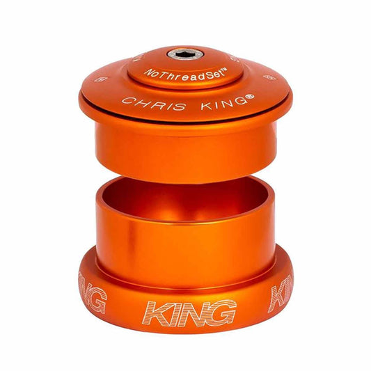Semi-Integrated / External Headset CHRIS KING INSET i5 1"1/8-1.5" ZS49/EC49 Orange