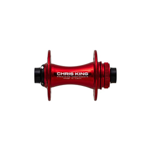 CHRIS KING BOOST CENTERLOCK Front Hub Red
