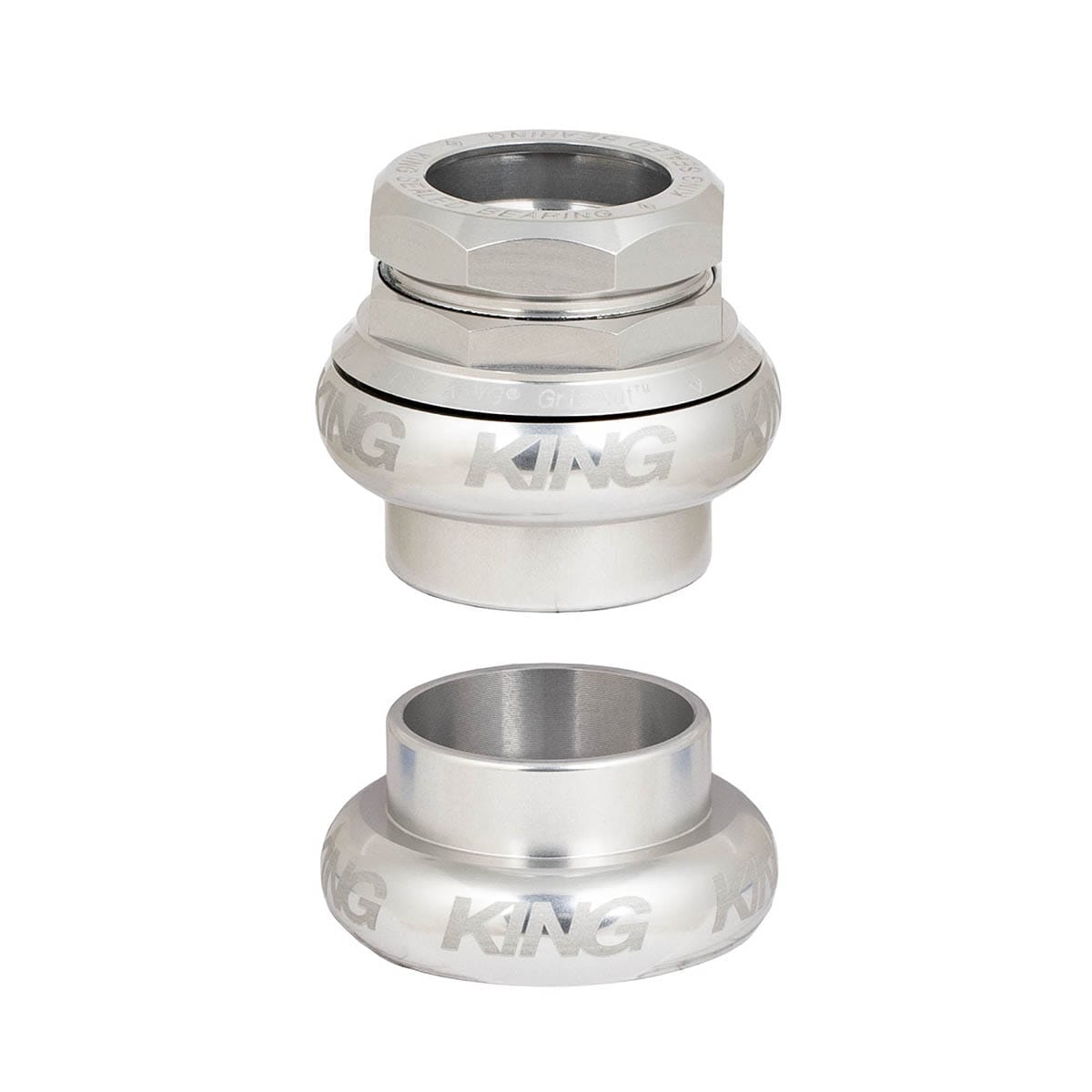 Eksternt styreleje CHRIS KING GRIPNUT SOTTO VOCE 1" Sølv