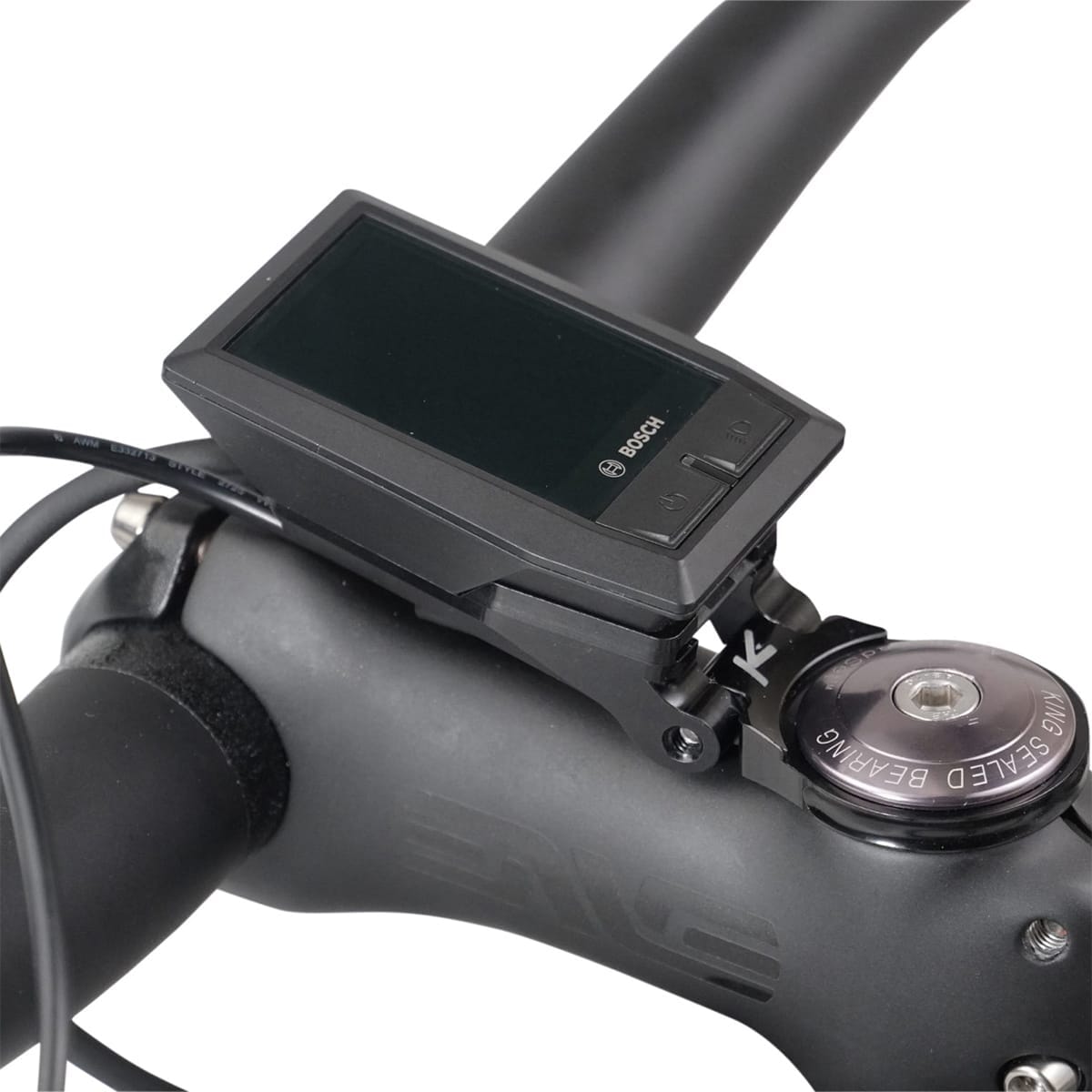 Forskudt holder til BOSCH E-BIKE KEDGE computer Sort