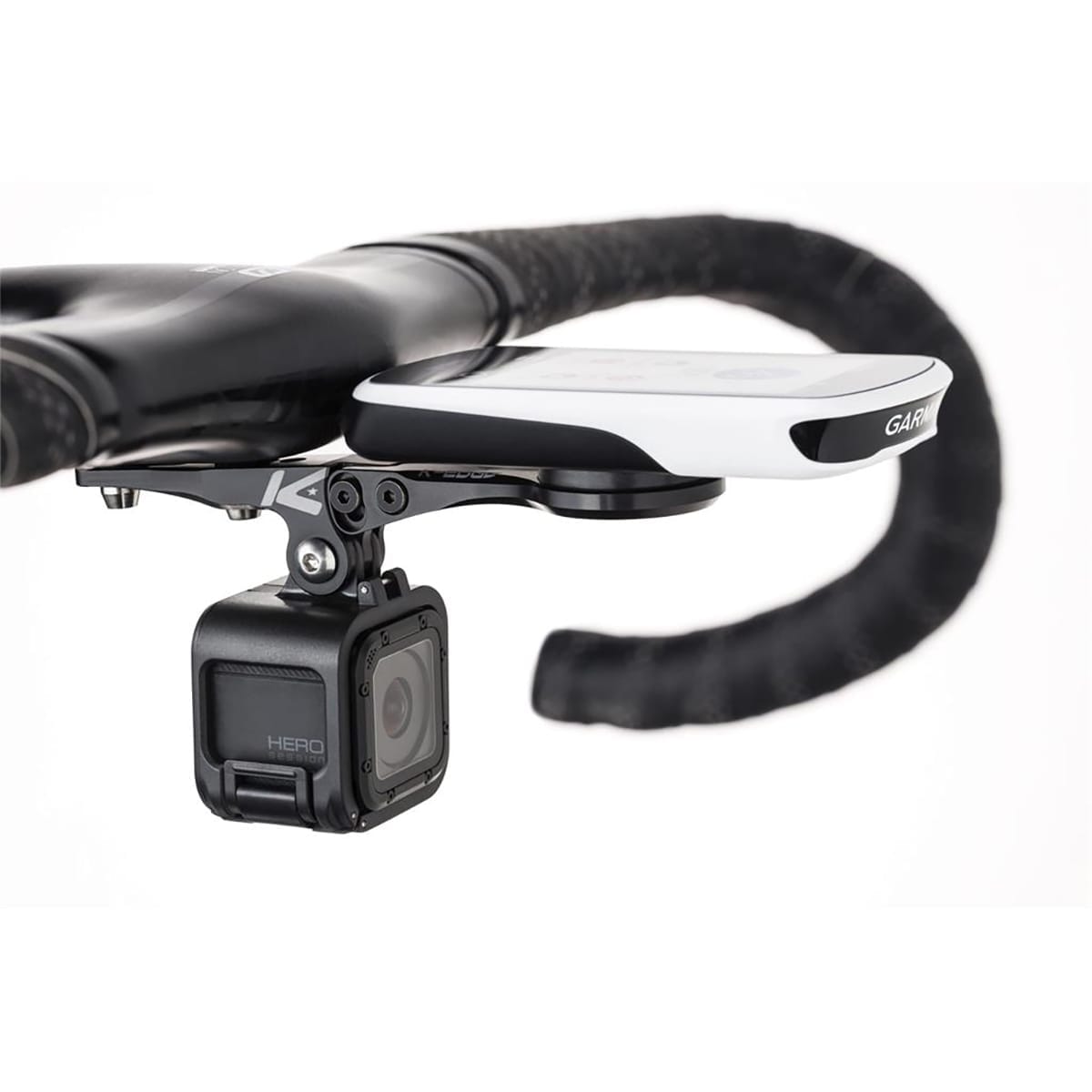 Styr/forlænger-holder K-EDGE GARMIN INTEGRATED COMBO MOUNT til GPS GARMIN EDGE Sort